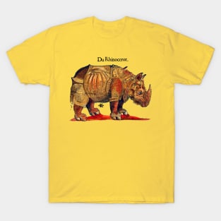 Durer's Rhinoceros in Color T-Shirt